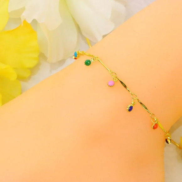 Minimalist Anklet, Sleek & Modern Design, Women’s Fashion, YC110147-A - Picture 8 of 10